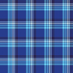 Blue Ombre Plaid textured Seamless Pattern