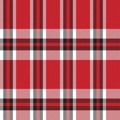 Red Ombre Plaid textured Seamless Pattern