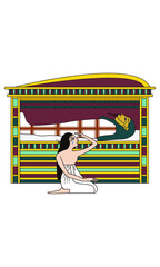 Woman crying Ancient Egypt