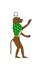 Dog with human form Ancient Egypt