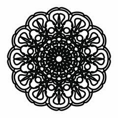 Vector round abstract circle. Luxury Mandala style