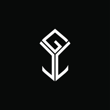 GJL letter logo creative design. GJL unique design
