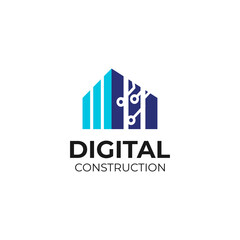 abstract digital technology logo
