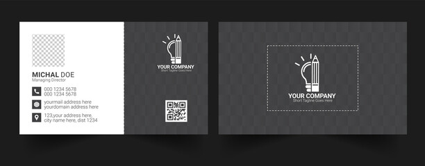 Modern & Clean Business Card | Creative Business Card Template with new look | Visiting card for business and personal use