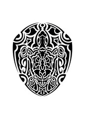polynesian tattoo wrist sleeve tribal pattern forearm. ethnic template ornaments vector.