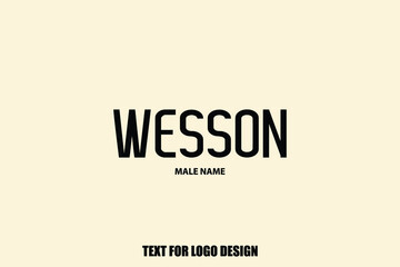 Fototapeta premium Text Typography Lettering of Baby Boy Name 