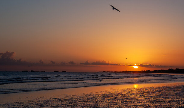 piękne słońce na plaży © Marcin