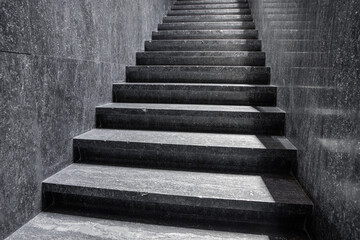 Fototapeta na wymiar An marble staircase