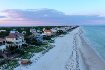 St. George Island, Florida - Aerial Views of the Beaches in 4K