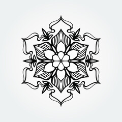 christmas snowflake ornament