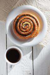 Pastries with coffee