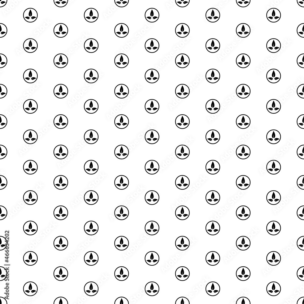 Poster square seamless background pattern from geometric shapes. the pattern is evenly filled with big blac