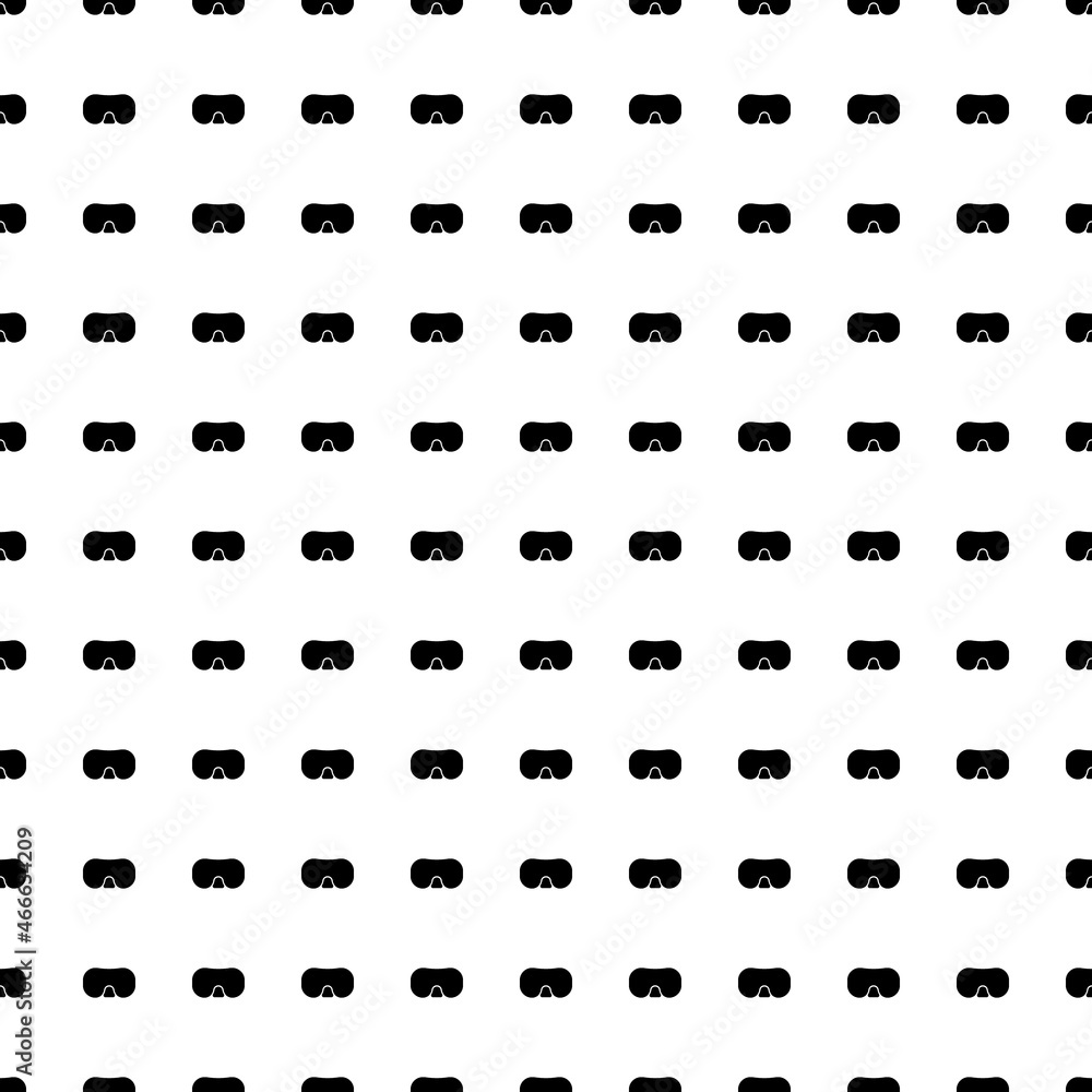 Poster square seamless background pattern from geometric shapes. the pattern is evenly filled with big blac