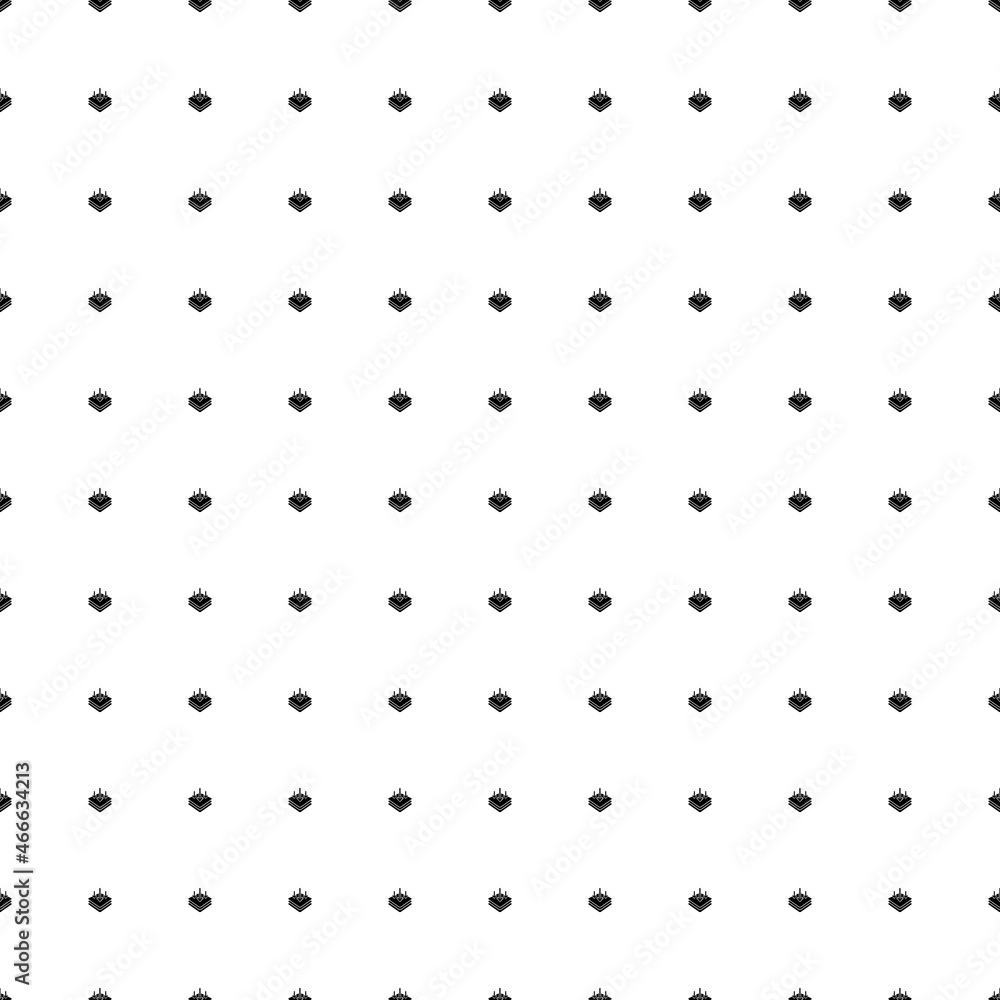Poster square seamless background pattern from geometric shapes. the pattern is evenly filled with small bl