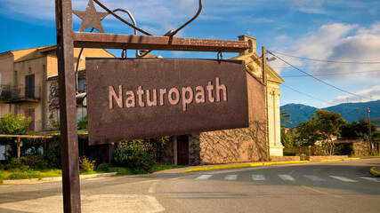 Street Sign to Naturopath
