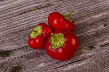 Red hot spicy cherry pepper