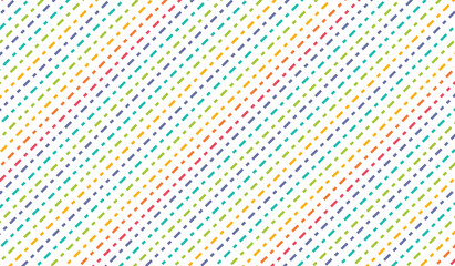 Oblique seamless pattern with color lines and contour