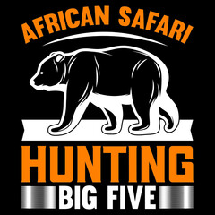 African Safari hunting Big Five