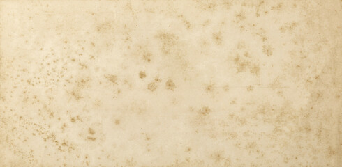 background of empty stained old paper, top view