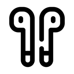 Obraz premium earphone for electronic icon lineal