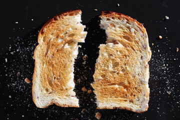 Roasted toasted bread