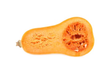 pumpkin butternut squash isolated on white background