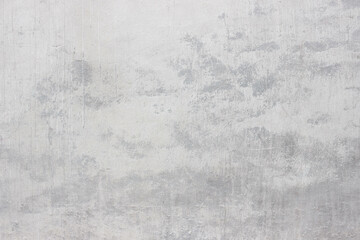 Fototapeta na wymiar Old white wall with gray spots covered with cement. Ugly wall but beautiful texture. 