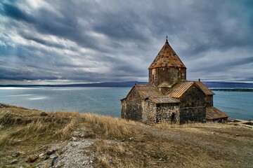 Sevanavank Monastery by Sevan Lake in Armenia