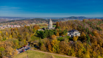 Herbstspaziergang rund um die Wartburg Stadt Eisenach am Rand des Thüringer Wald - Thüringen