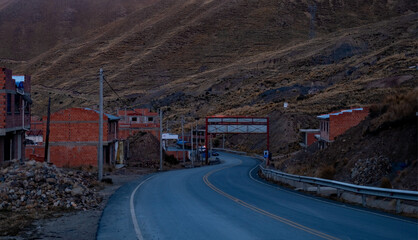 view from the top of the hill