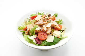 salad with chicken and vegetables