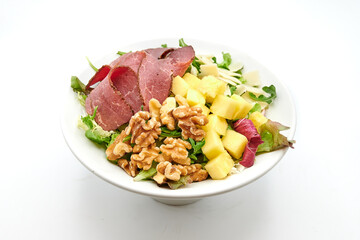 salad with chicken and vegetables