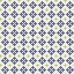 Abstract Cross Pattern generative computational art illustration