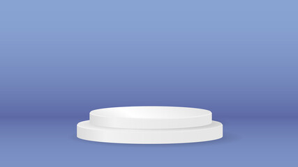Vector background 3d podium minimal style. Backdrop for presentation product.