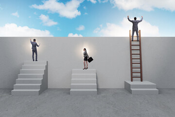 Concept of unfair career progression