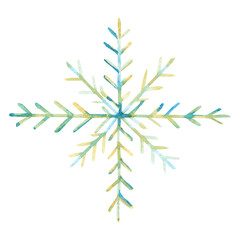 Obraz premium Hand drawn snowflake illustartion Holiday symbol in modern style isolated. Winter elements for storis decoration, postcard, banner, christmas card. 2022 happy new year