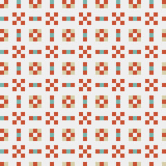 Abstract Cross Pattern generative computational art illustration