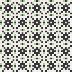 Fototapeta premium Abstract Cross Pattern generative computational art illustration