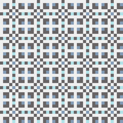 Fototapeta premium Abstract Cross Pattern generative computational art illustration