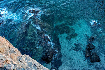 blue sea background