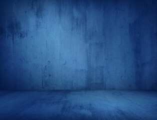 blue concrete background