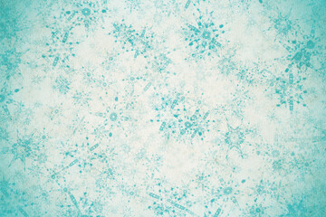 snowflakes on old paper texture