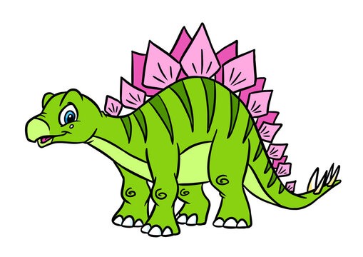 Dinosaur Stegosaurus animal illustration cartoon