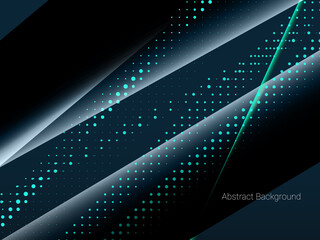 Abstract geometric blue transparent gradient lines illustration pattern background