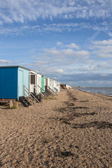 Obraz na płótnie Canvas Thorpe Bay Beach, near Southend-on-Sea, Essex, England
