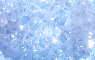 Brilliant Precious stones. Mineral crystals in the natural environment. Texture of precious and semiprecious stones. Seamless background of colored shiny surface of precious stones. Argonium white.
