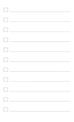 Graph paper. Printable To do list with check boxes, checklist, grid paper with color horizontal lines. Geometric pattern for school, textures, notebook, diary. Realistic lined paper blank size Legal