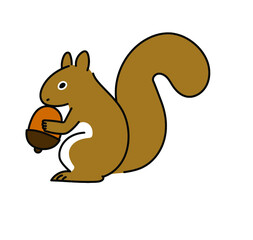 リスのイラスト