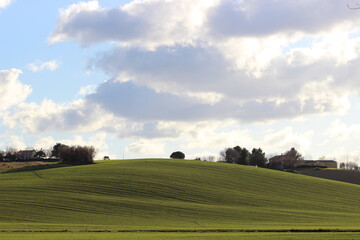 Paesaggio con nuvole