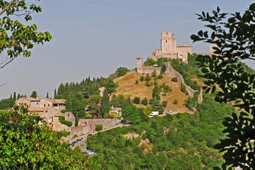 Il castello di assisi, Umbria